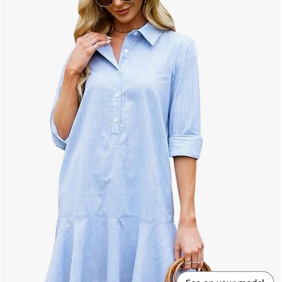 Women’s Shirt Dress Size L - Picture 4 of 4